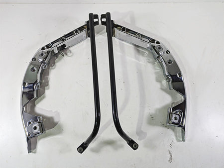 2017 Harley Touring FLTRXS Road Glide L+R Chrome Saddlebag Holder Mount 90200499 {{ shop.shopifyCountryName }} - Mototech271
