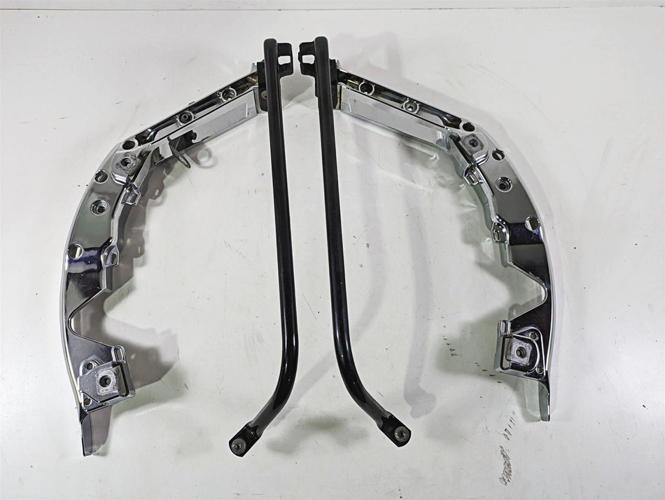 2017 Harley Touring FLTRXS Road Glide L+R Chrome Saddlebag Holder Mount 90200499 {{ shop.shopifyCountryName }} - Mototech271