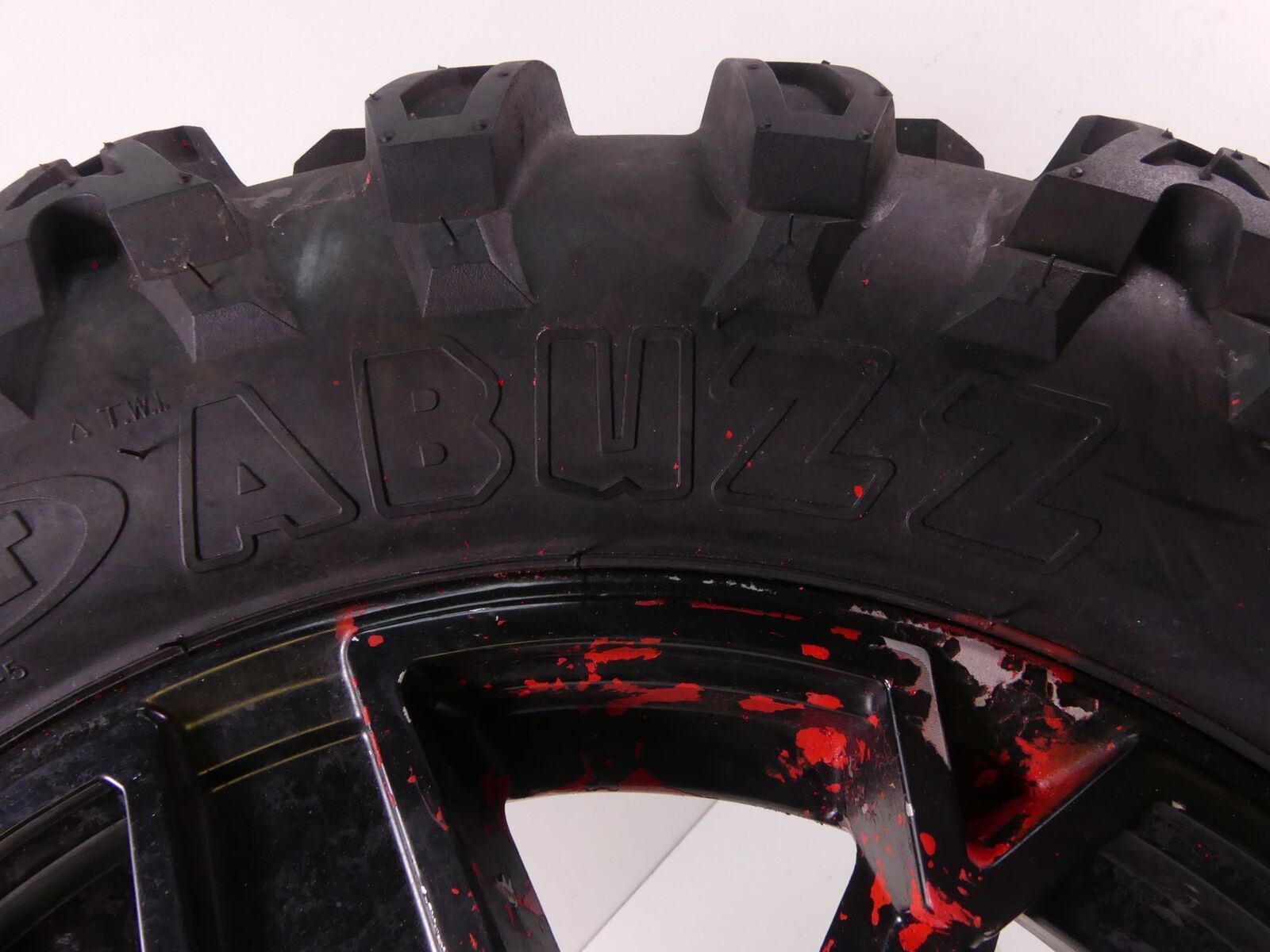 2016 Polaris Sportsman 850SP Front Left Wheel Rim 14x5.5 + CST Abuzz Tire 152210 {{ shop.shopifyCountryName }} - Mototech271