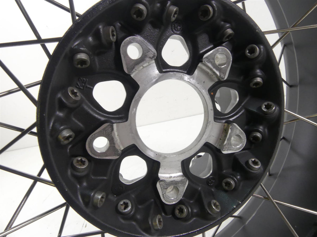 2017 BMW R1200GS GSW K50 Straight Rear 17x4.5 Spoke Wheel Rim 36318526651 {{ shop.shopifyCountryName }} - Mototech271