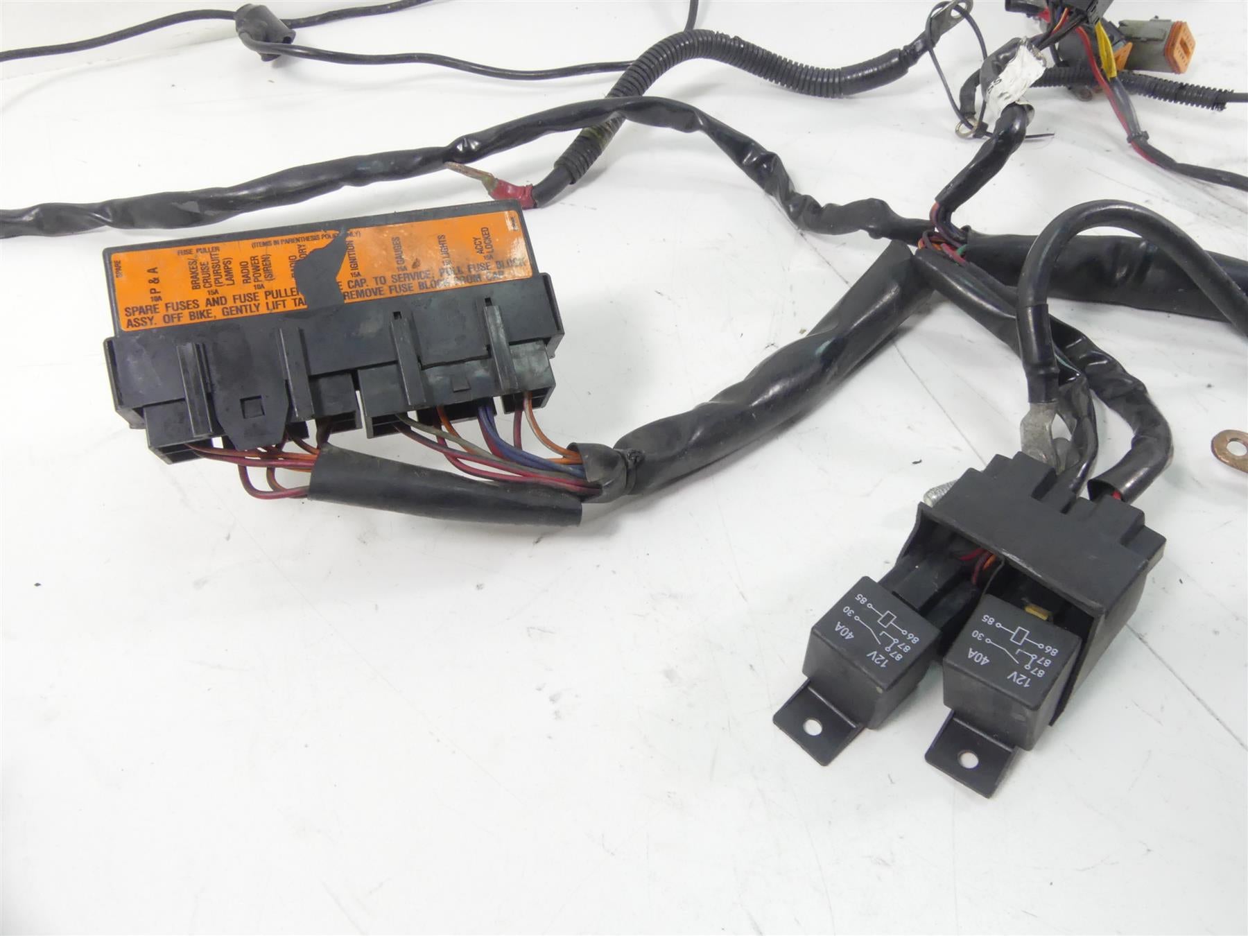 1998 Harley Touring FLHTC Electra Glide Main Wiring Harness Loom 70985-98 {{ shop.shopifyCountryName }} - Mototech271