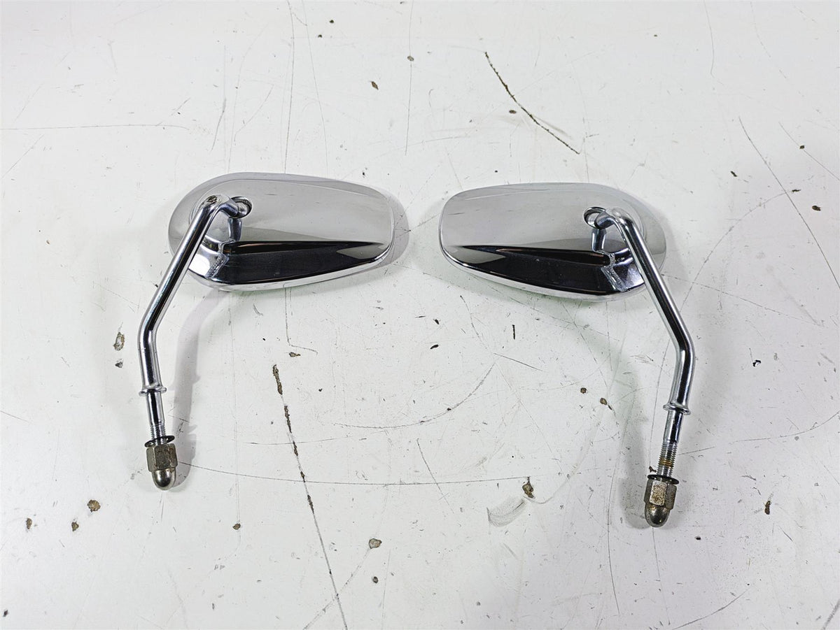 2016 Harley FLSTC Softail Heritage Chrome Rear View Mirror Set 91840-03 91845-03 {{ shop.shopifyCountryName }} - Mototech271