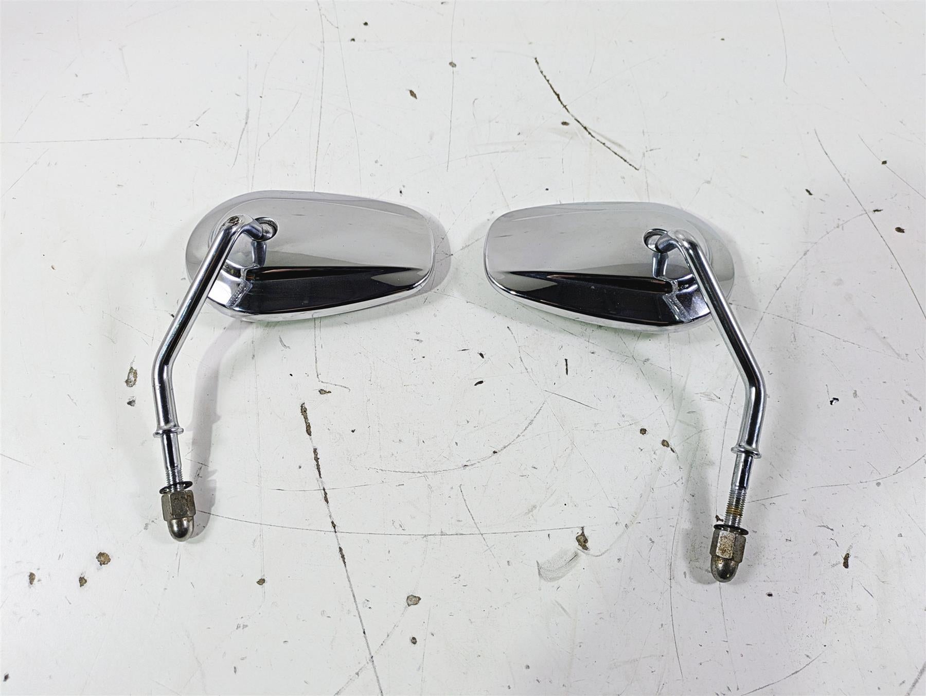 2016 Harley FLSTC Softail Heritage Chrome Rear View Mirror Set 91840-03 91845-03 {{ shop.shopifyCountryName }} - Mototech271
