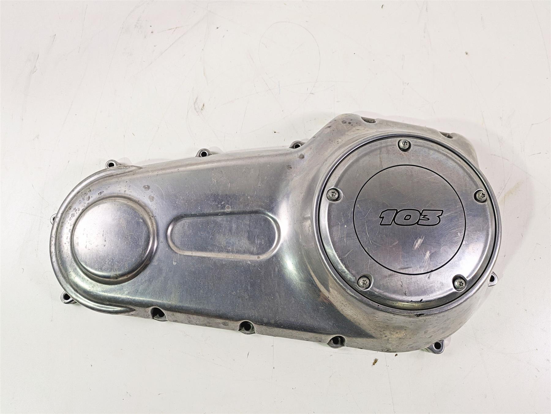 2014 Harley FLS Softail Slim Outer Primary Drive Clutch Cover 60784-06A {{ shop.shopifyCountryName }} - Mototech271