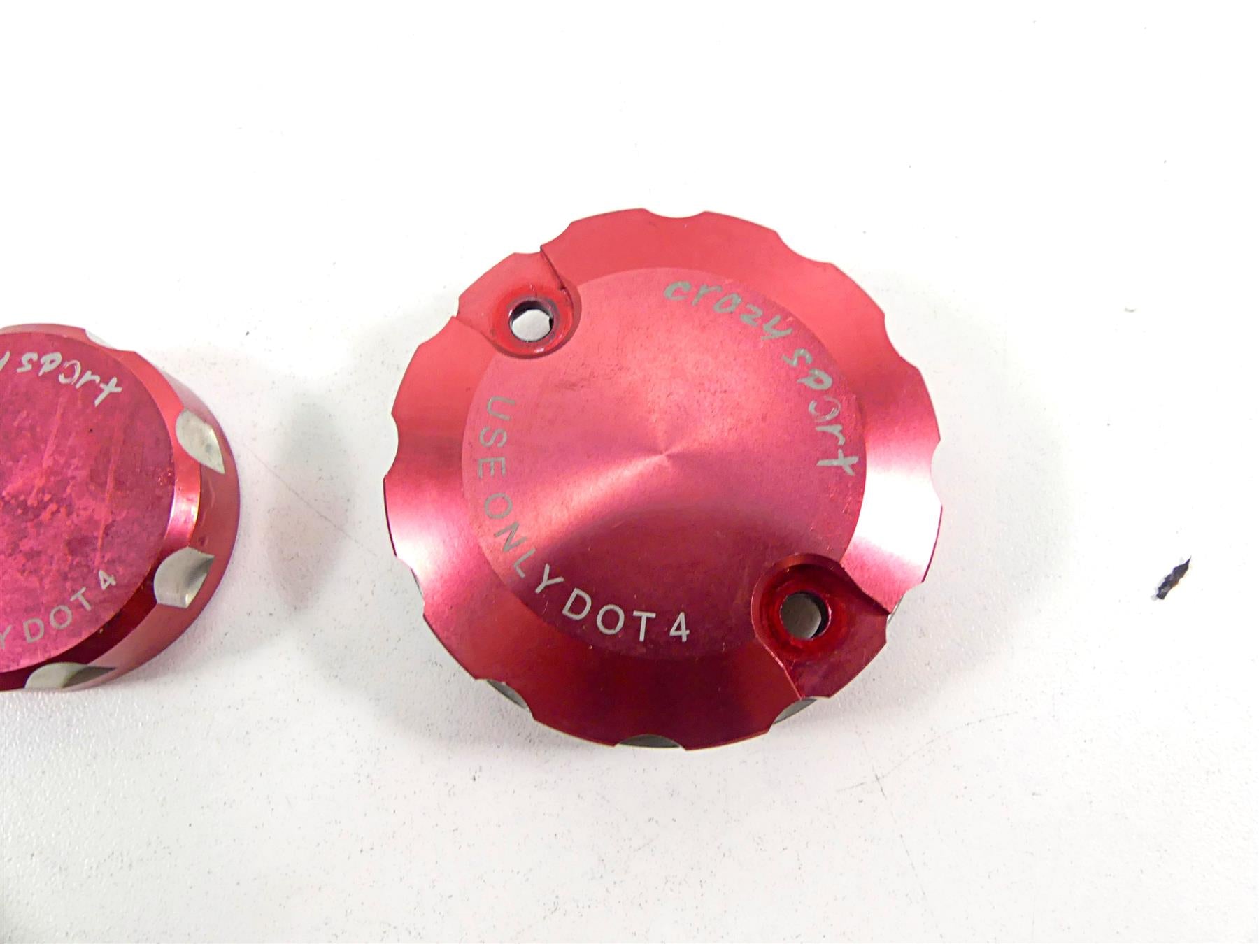 2012 Ducati Monster 1100 EVO Crazy Sports Red Clutch Brake Master Reservoir Lid {{ shop.shopifyCountryName }} - Mototech271