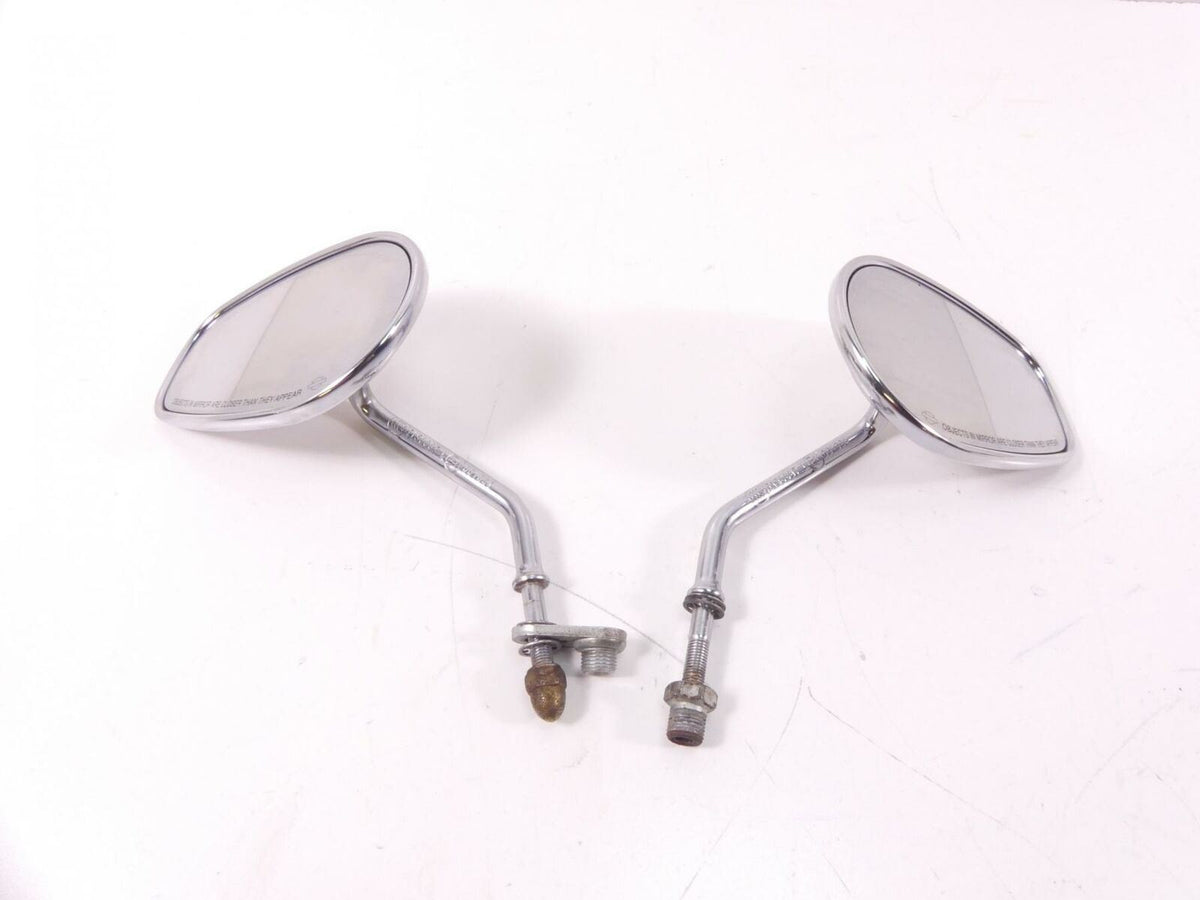 2009 Harley FXDC Dyna Super Glide Rear View Mirror Set Chrome 91840-03B 91845-03 {{ shop.shopifyCountryName }} - Mototech271
