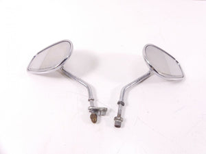2009 Harley FXDC Dyna Super Glide Rear View Mirror Set Chrome 91840-03B 91845-03