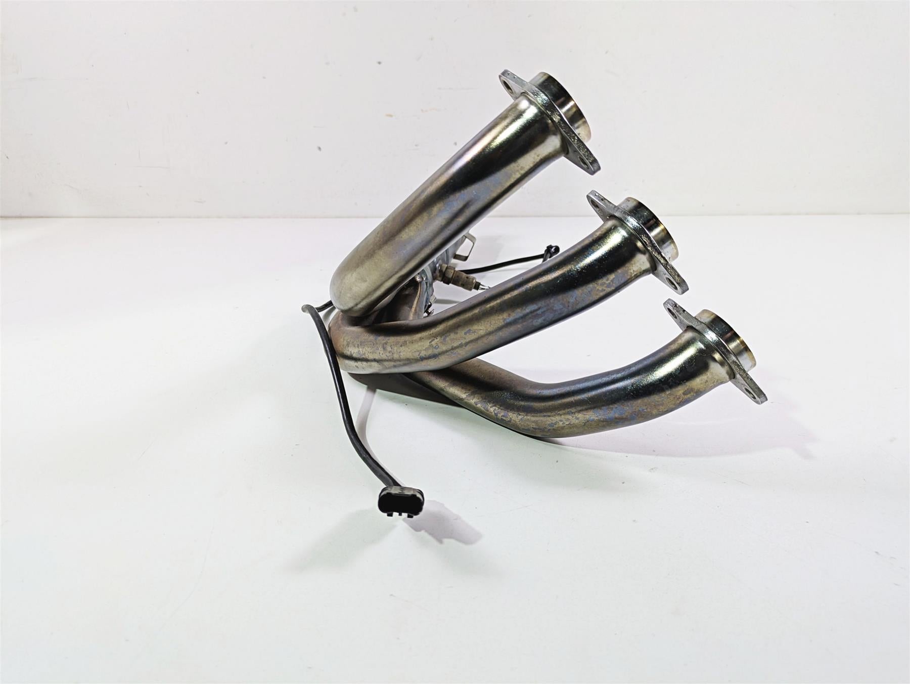 2014 BMW K1600 GTL K48 Left Exhaust Header Manifold + Heat Shield 18518546714 {{ shop.shopifyCountryName }} - Mototech271