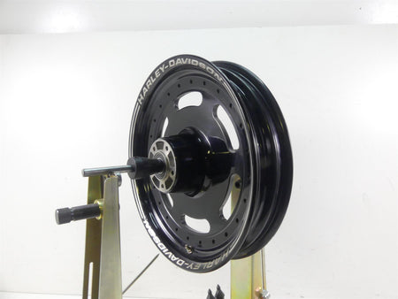2014 Harley Dyna FXDF Fat Bob Straight Front Black Wheel Rim 16x3 43300254 {{ shop.shopifyCountryName }} - Mototech271