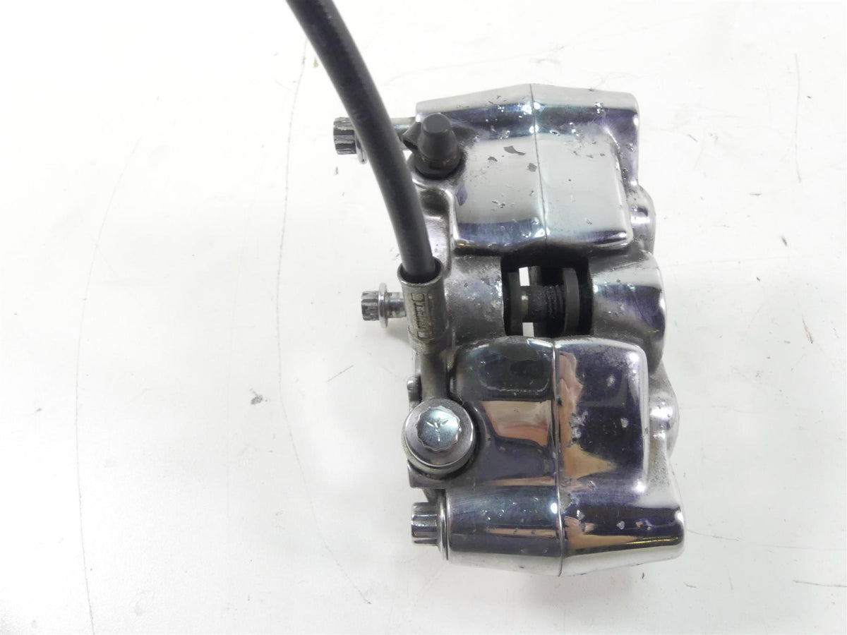 2009 Harley FXDL Dyna Low Rider Front Chrome Pitted Brake Caliper 44046-08 {{ shop.shopifyCountryName }} - Mototech271