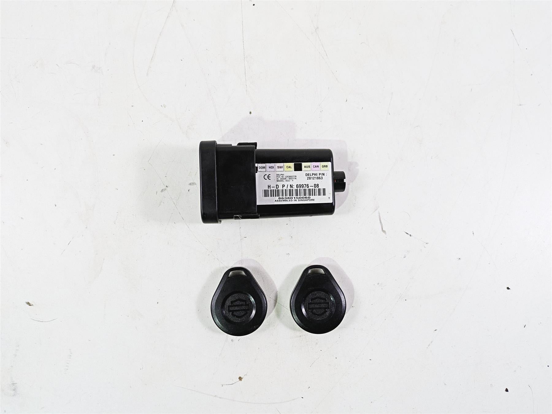 2010 Harley VRSCF Muscle Rod Tssm Security Flasher Module & Key Fob 69976-08 {{ shop.shopifyCountryName }} - Mototech271