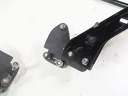 2001 Harley Touring FLHX Street Glide Rear Black Saddle Bag Rack Support Set {{ shop.shopifyCountryName }} - Mototech271