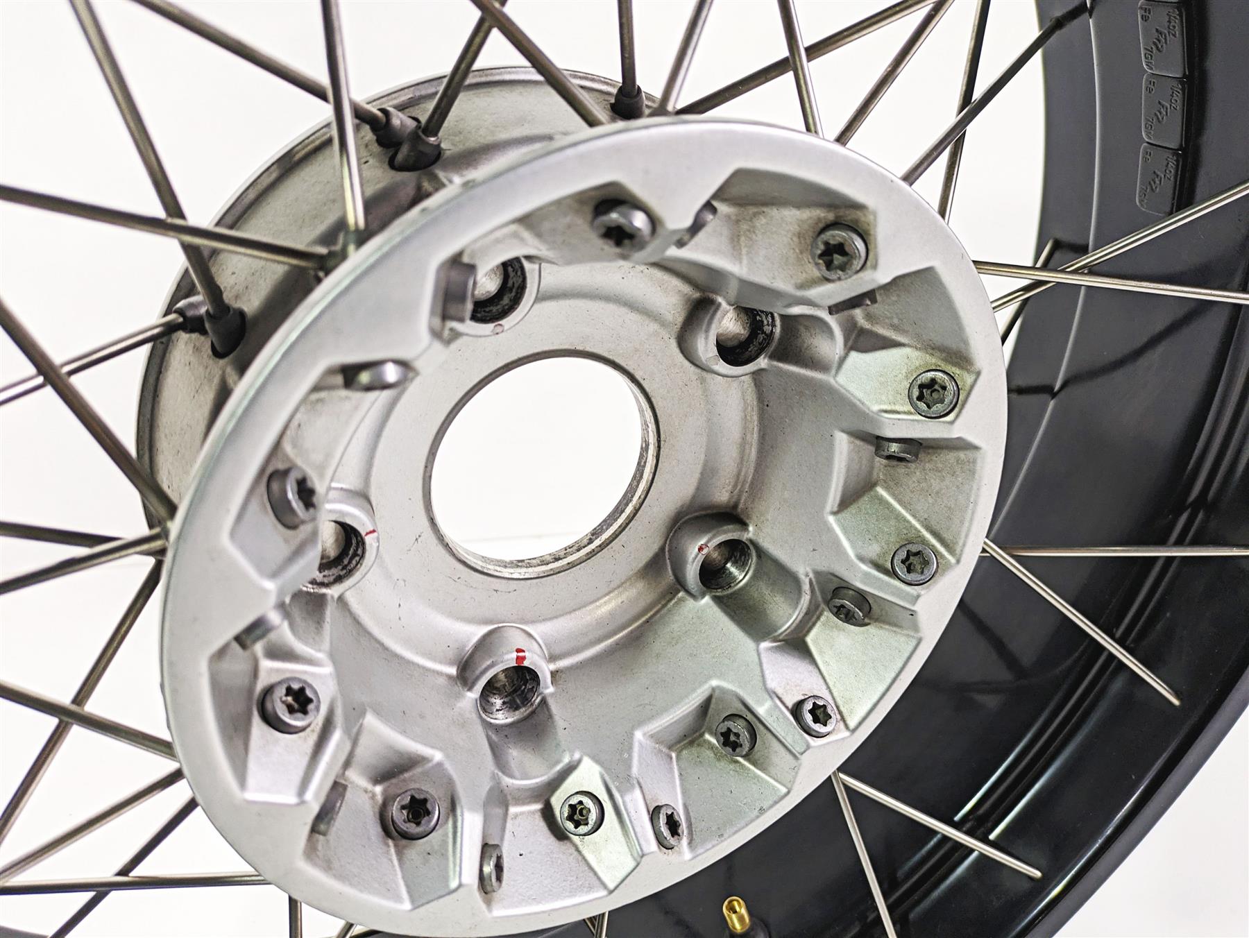 2006 BMW R1200GS K255 Adv Straight 17x4 Rear Wheel Spoke Rim 36317710861 {{ shop.shopifyCountryName }} - Mototech271