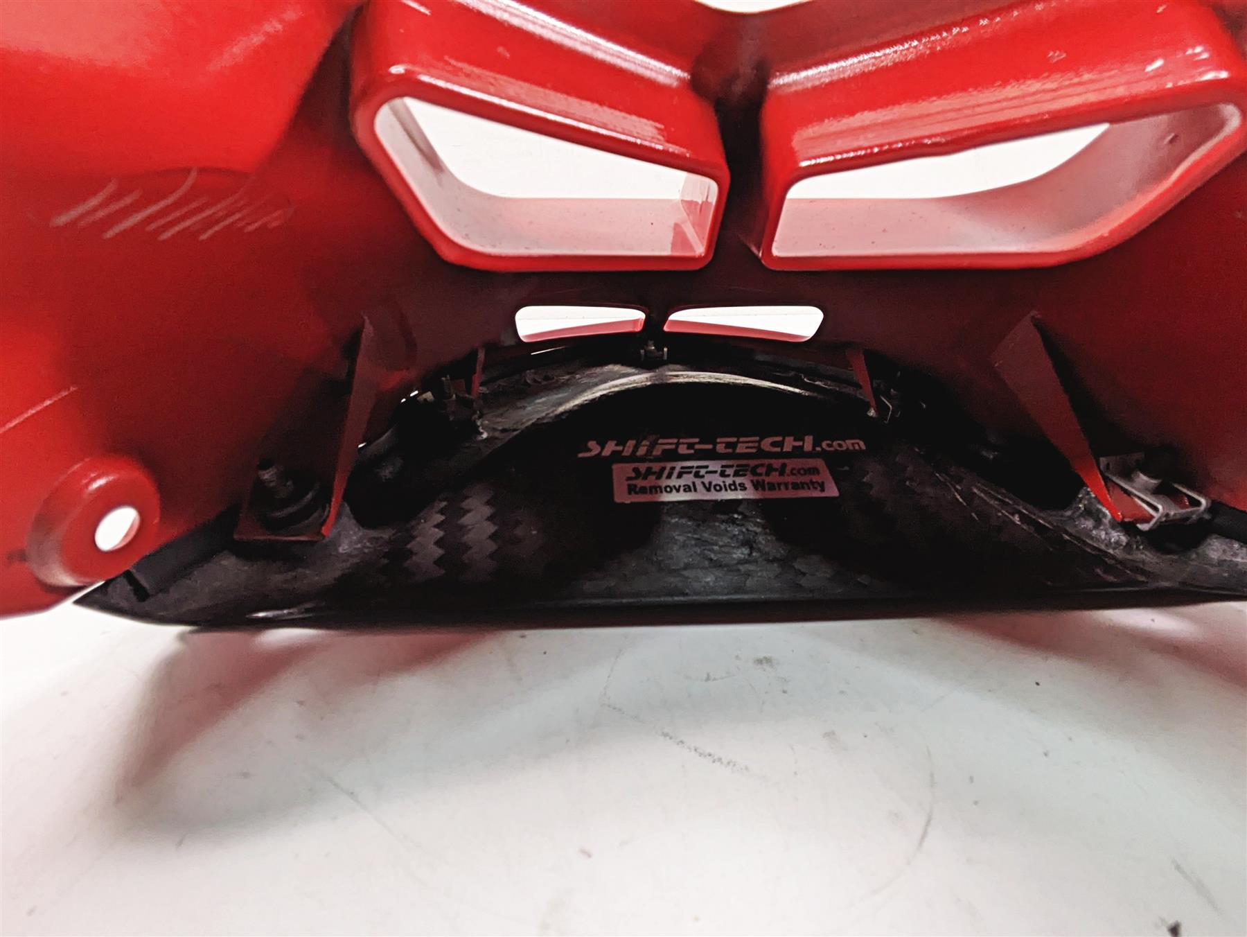 2011 Ducati Hypermotard 1100 Evo SP Front Red Headlight Cover Fairing 48110451A {{ shop.shopifyCountryName }} - Mototech271