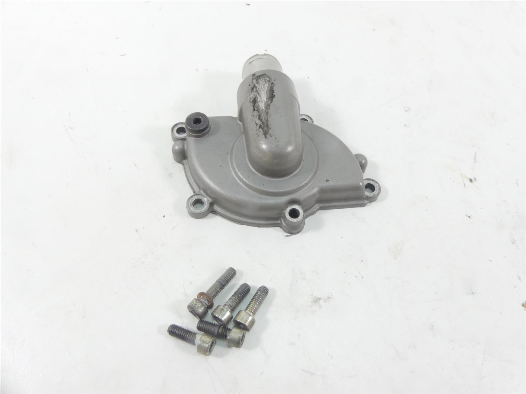 2008 Ducati 1098 S Engine Side Water Pump Cover Housing 24721301AB {{ shop.shopifyCountryName }} - Mototech271