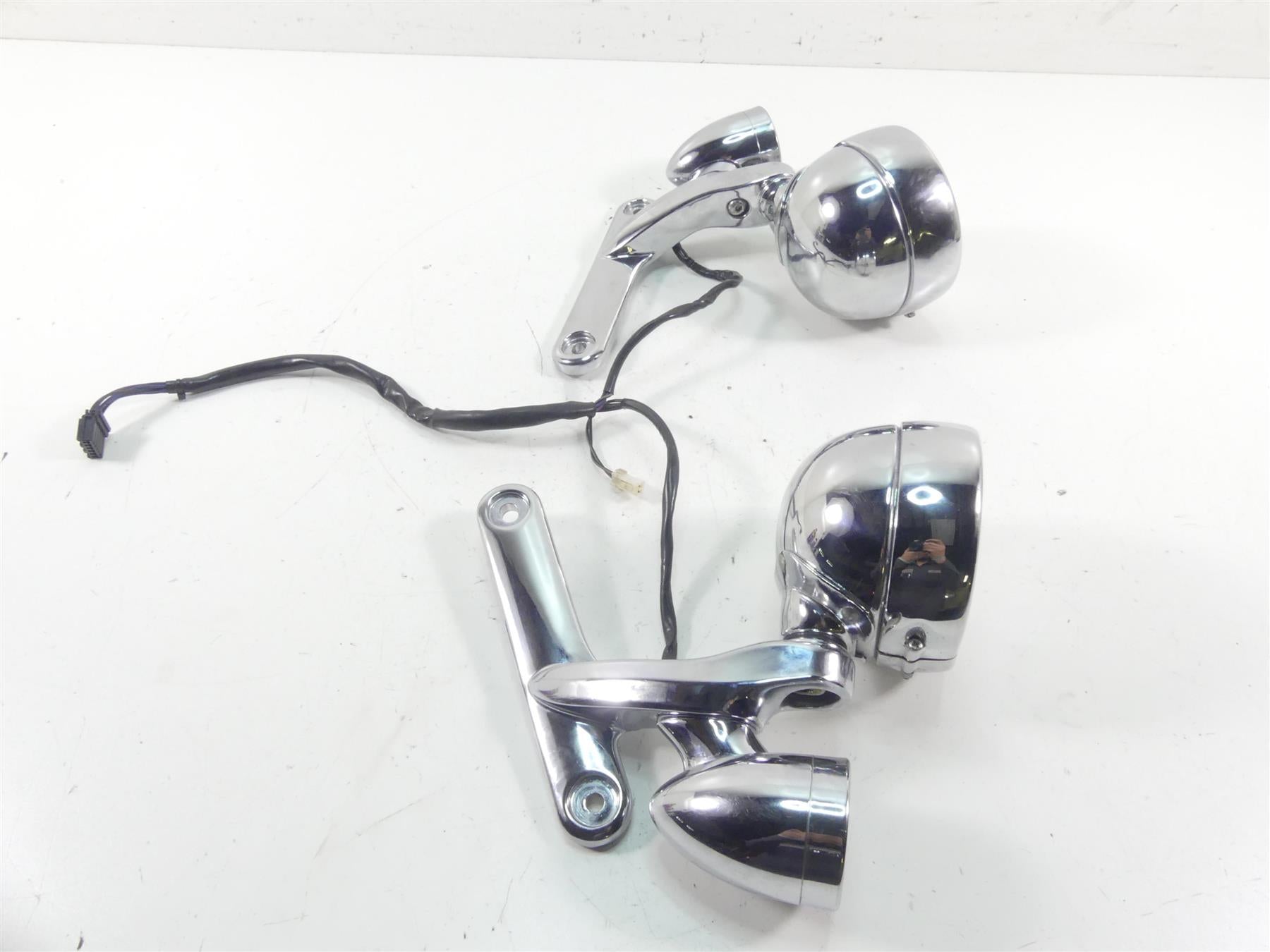 2005 Harley Touring CVO FLHTC SE Electra Glide Front Blinker Light Set 68836-04 {{ shop.shopifyCountryName }} - Mototech271