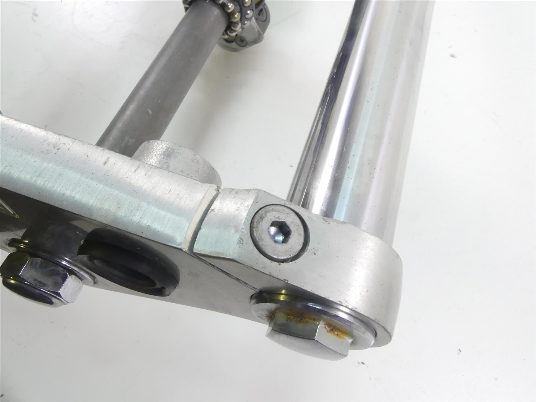 2003 Honda VT750 DC Shadow Spirit Front Forks Triple Tree Set 51400-MCR-A01 {{ shop.shopifyCountryName }} - Mototech271