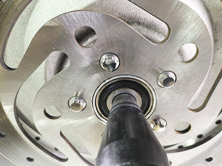 2004 Harley Softail FLSTF Fat Boy Straight 16x3 Solid Front Wheel Rim 41038-00 {{ shop.shopifyCountryName }} - Mototech271
