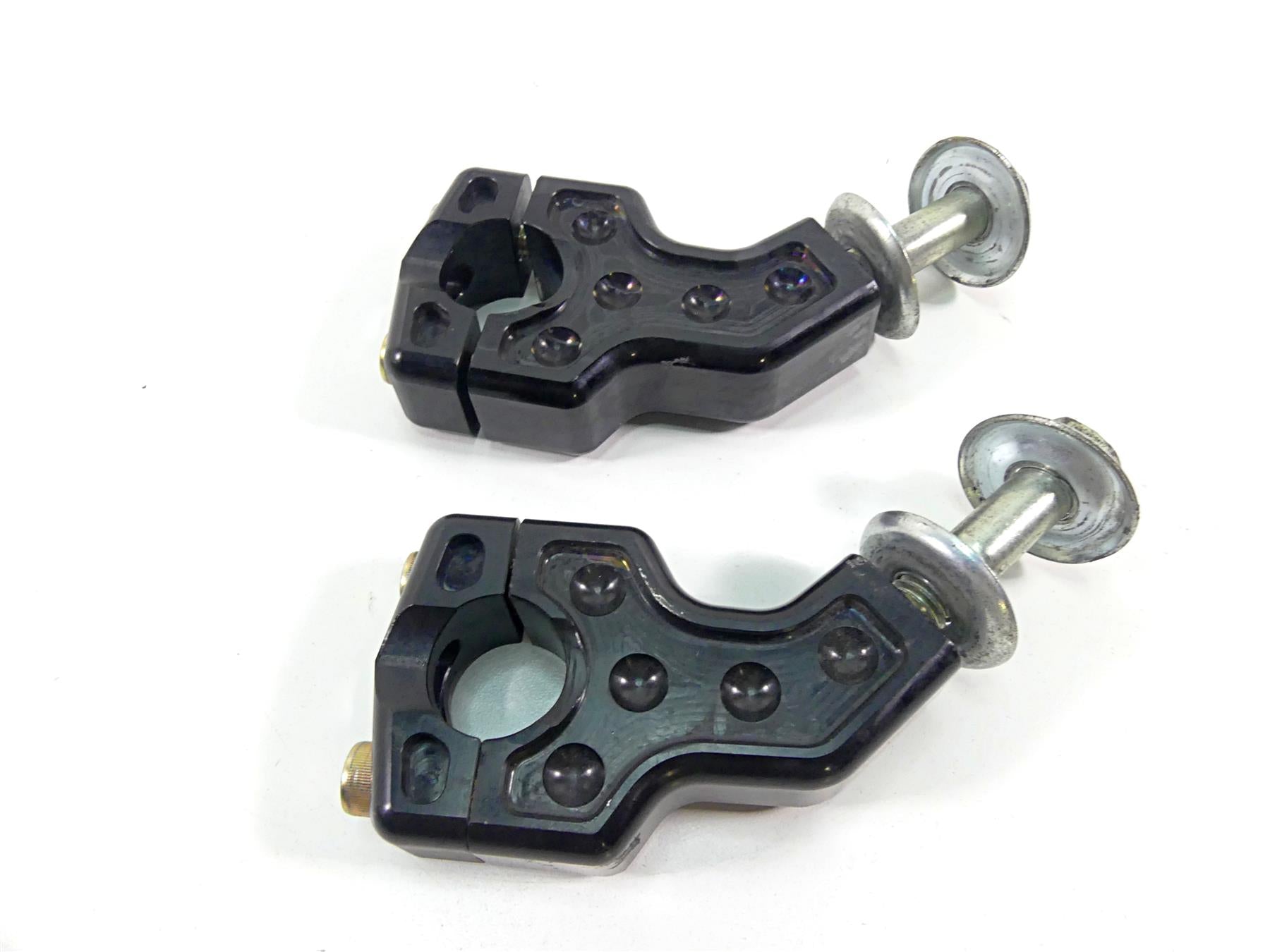 2011 Harley Softail FXS Blackline Joker Machine Dual 2.5" Riser Handlebar Set {{ shop.shopifyCountryName }} - Mototech271