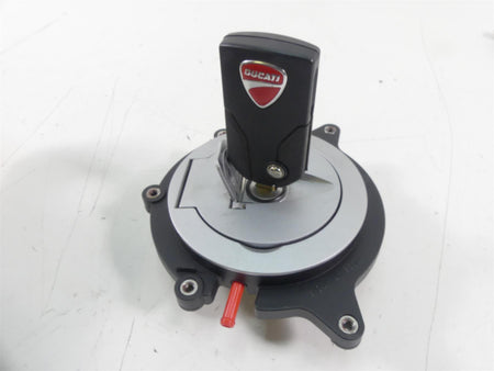 2015 Ducati Diavel Carbon Red Hands Free Ignition Switch Key Cap Set 59821232A {{ shop.shopifyCountryName }} - Mototech271