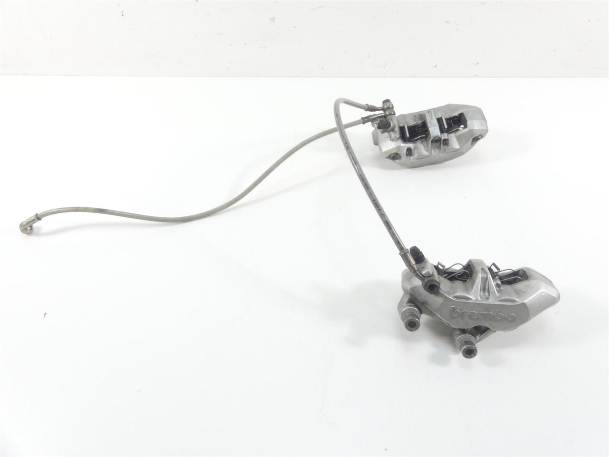 2004 Ducati 999 SBK Brembo Front Brake Caliper + Lines Set 61040501A 61040491A {{ shop.shopifyCountryName }} - Mototech271