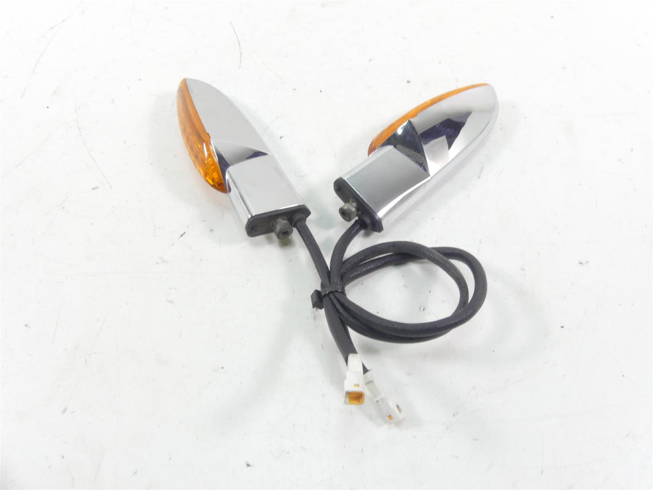 2013 Victory Cross Country Front Chrome Blinker Turn Signal Set 2411114 {{ shop.shopifyCountryName }} - Mototech271