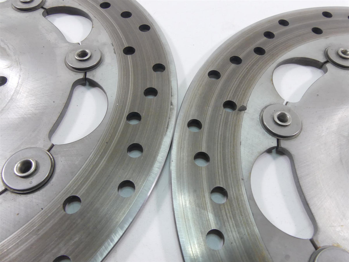 2010 Harley FXDF Dyna Fat Bob Front Brake Rotor Disc Set 42040-06 {{ shop.shopifyCountryName }} - Mototech271