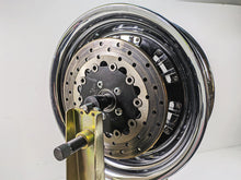 Load image into Gallery viewer, 2009 Harley Dyna FXDFSE CVO Fat Bob 16x5 Rear Wheel Fang Contrast Crm 43268-09
