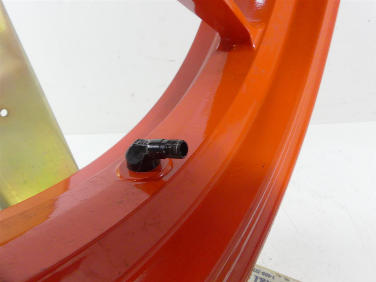2021 Aprilia RS 660 Straight Red 17x3.5 Front Wheel Rim 2B005585 {{ shop.shopifyCountryName }} - Mototech271