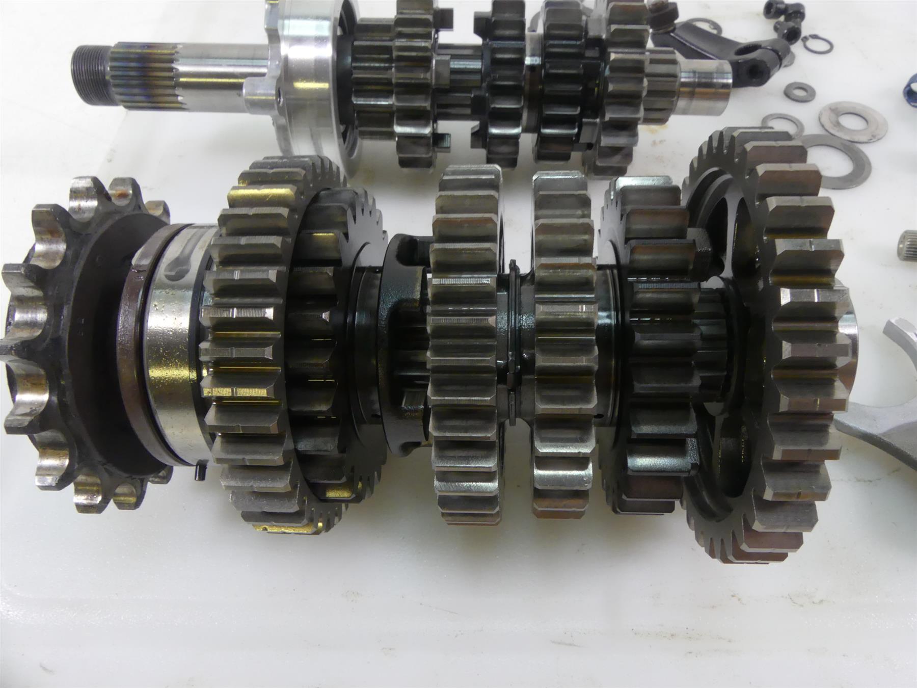 2019 Triumph Street Triple 765R Transmission Gears Shift Drum & Forks T1180296 {{ shop.shopifyCountryName }} - Mototech271