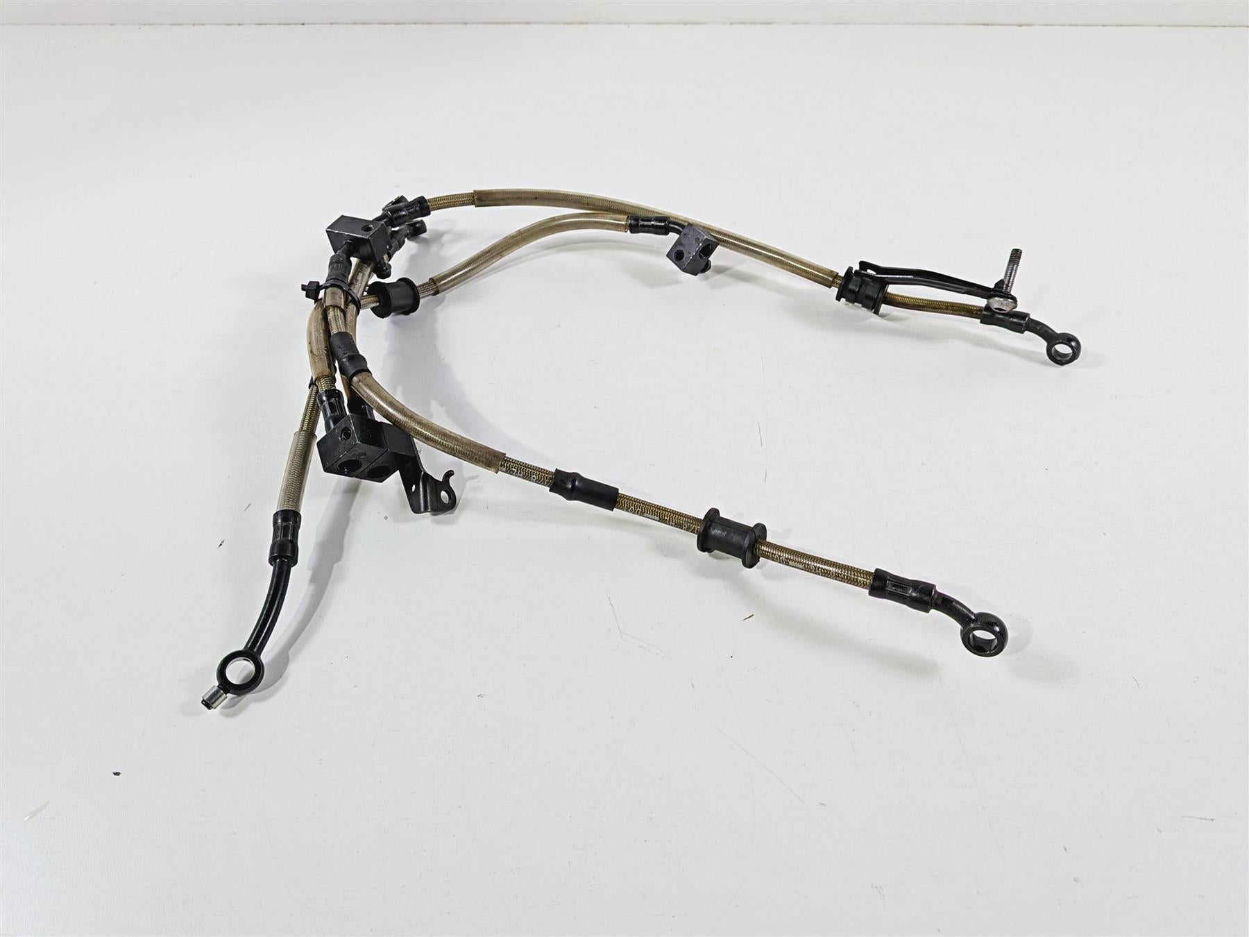 2016 Yamaha YZF R1 RN32 Front Abs Brake Line Set 2CR-2584A-01-00 2CR-2584B-00-00 {{ shop.shopifyCountryName }} - Mototech271