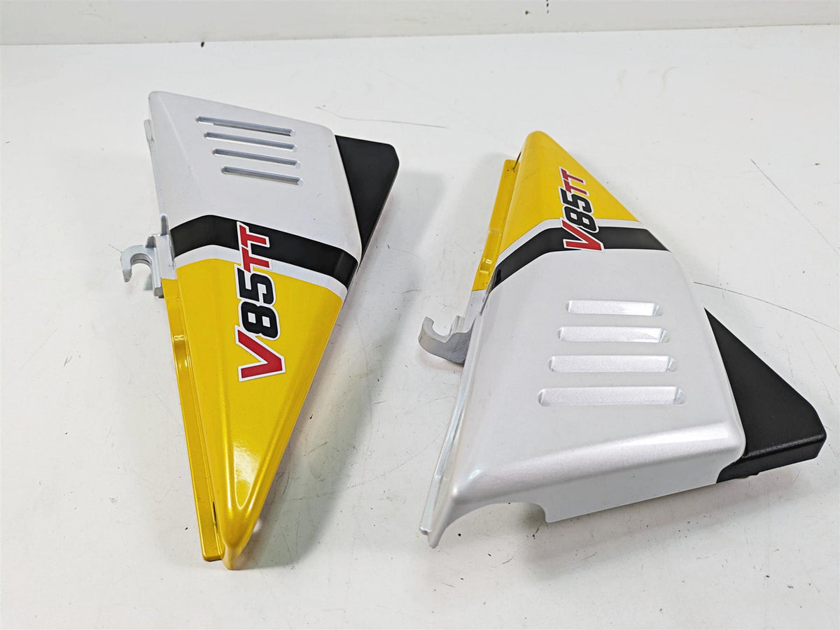 2020 Moto Guzzi V85 TT Adventure Triangle Side Cover Yellow Sahara 2H003214000Z1 {{ shop.shopifyCountryName }} - Mototech271