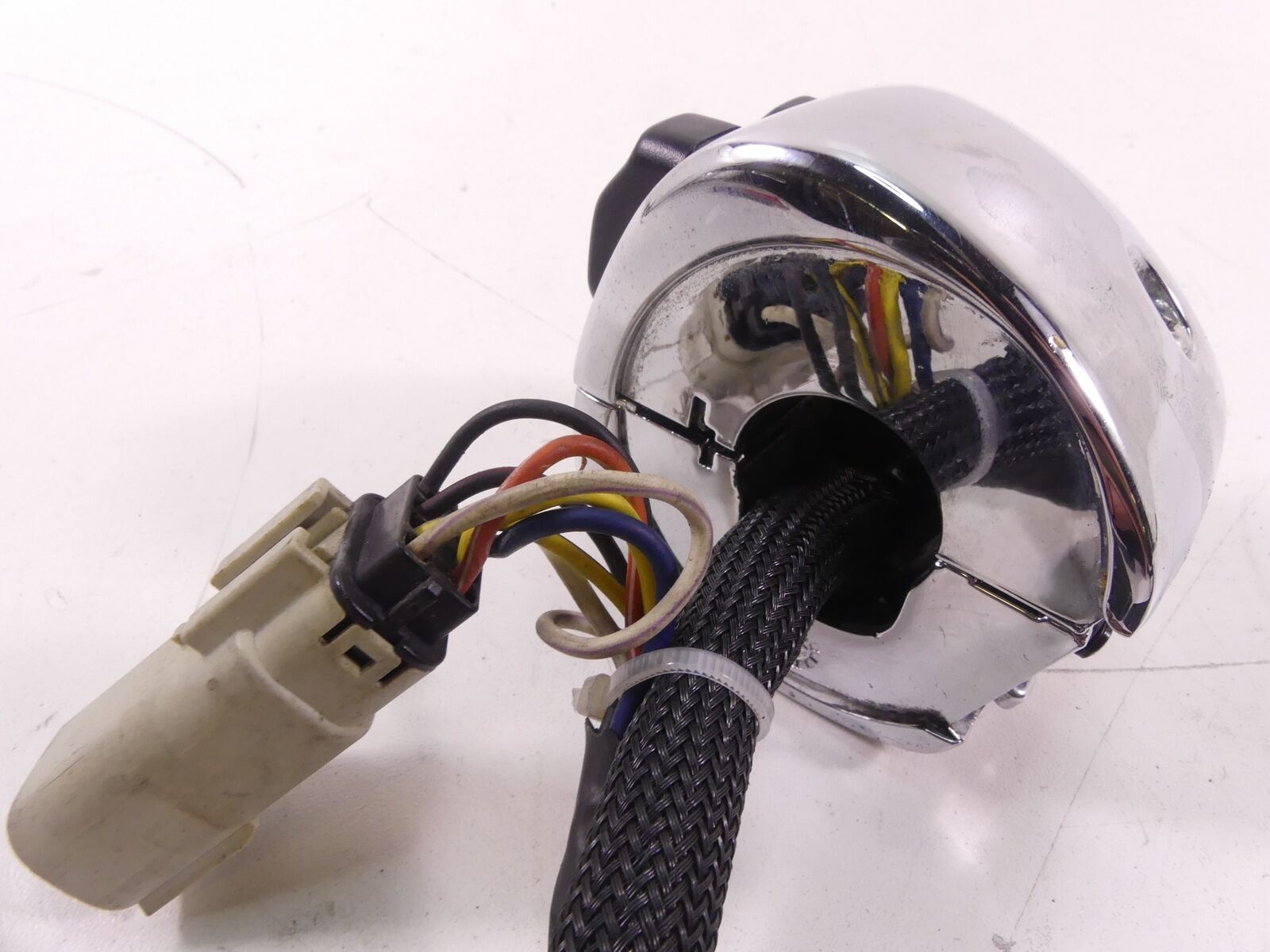 2007 Harley Softail CVO FXSTS Springer Left Light Chrome Control Switch 71597-96 {{ shop.shopifyCountryName }} - Mototech271