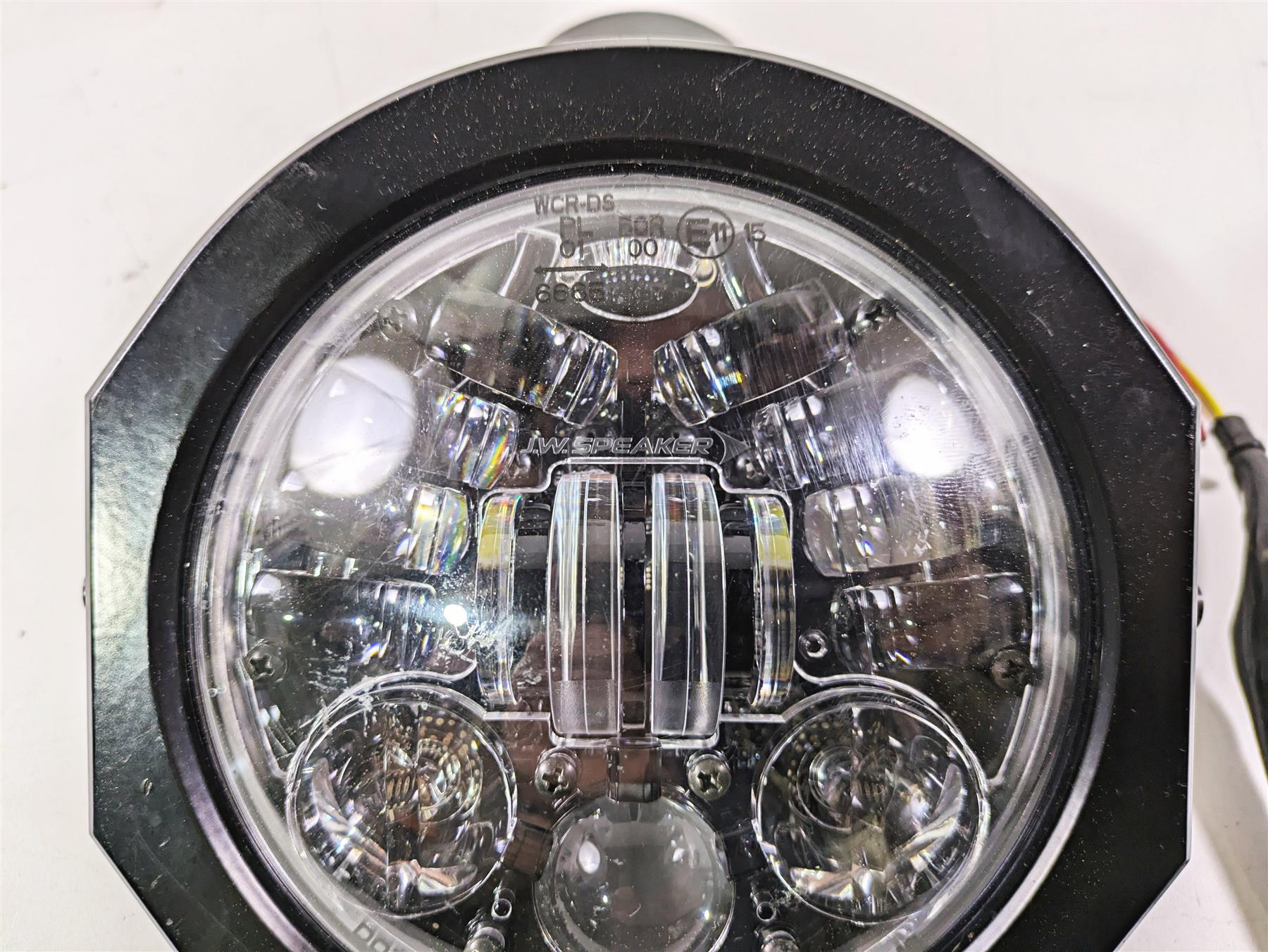 2010 Harley VRSCF Muscle Rod Headlight Head Light Lamp J.W Speaker Led 4034350 {{ shop.shopifyCountryName }} - Mototech271