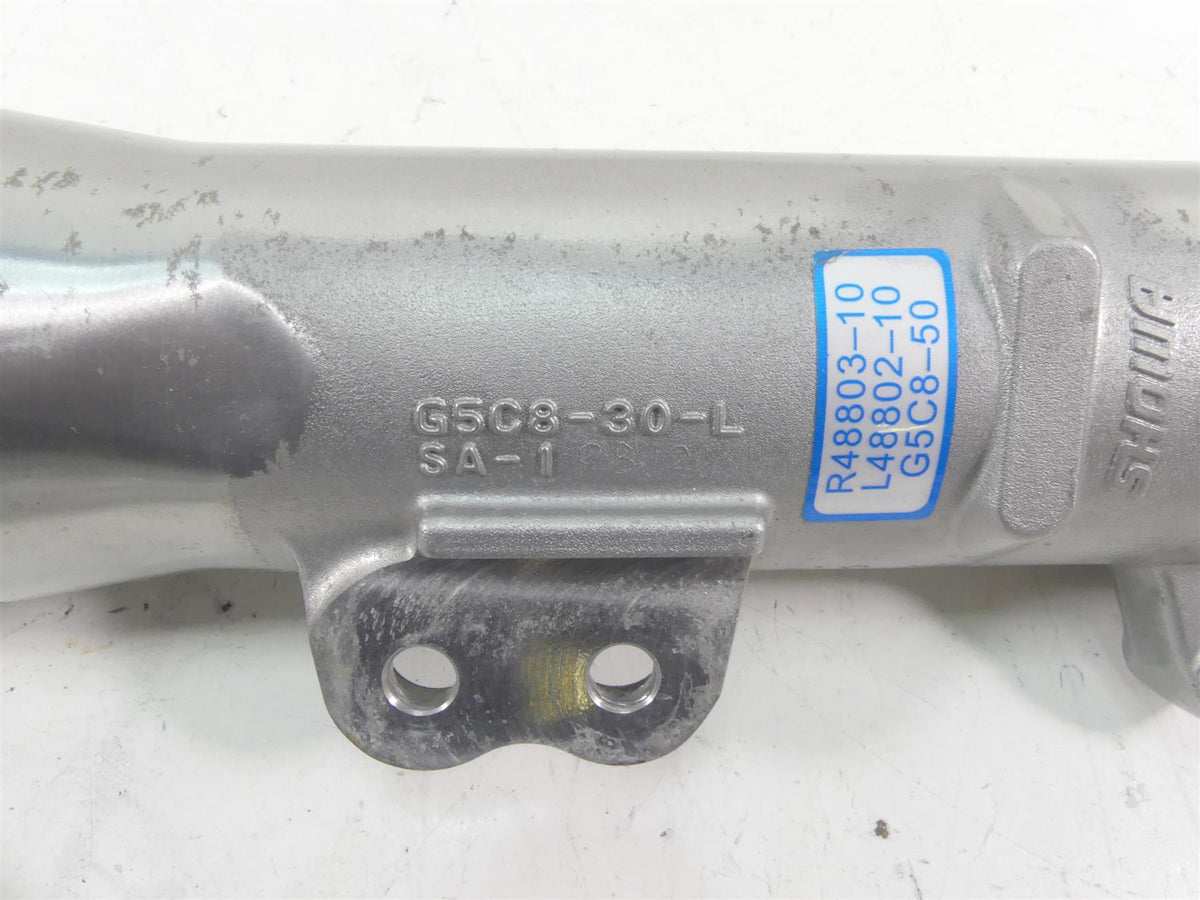 2010 Harley FXDWG Dyna Wide Glide Straight 49mm Front Fork Leg Set 48802-10A {{ shop.shopifyCountryName }} - Mototech271