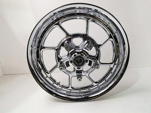 2007 Harley Touring FLHRSE CVO Road King Front Rear Chrome Wheel Set 44612-07