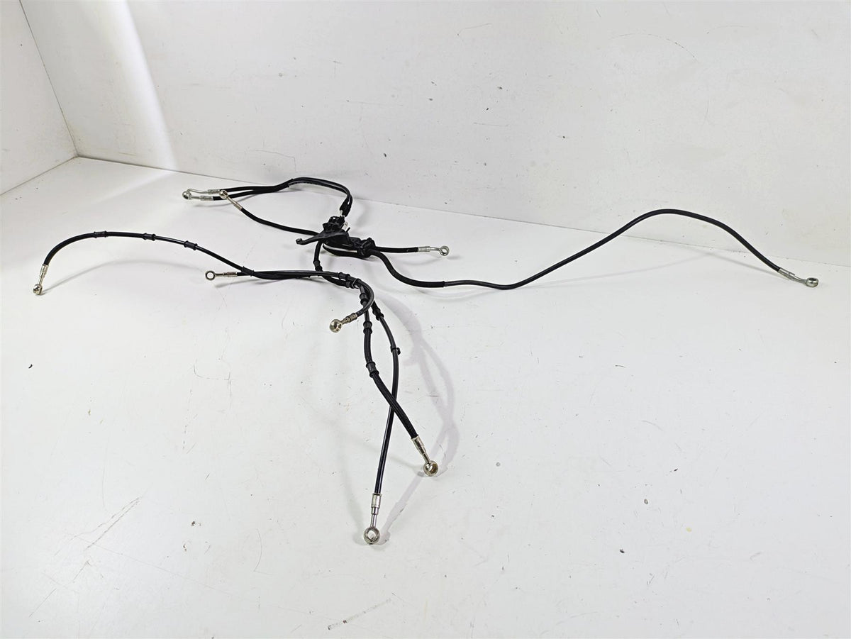 2016 Ducati Monster 1200 S Front Rear Abs Brake Line Set 61810531B 61910493B {{ shop.shopifyCountryName }} - Mototech271