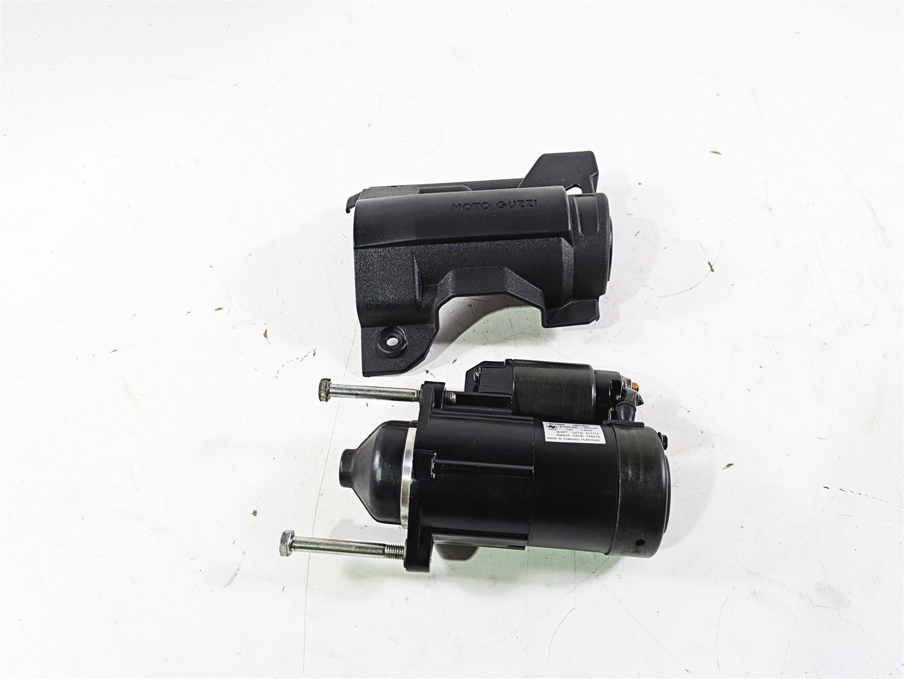 2016 Moto Guzzi Stelvio 1200 8V NTX Engine Starter Motor & Cover GU05730730 {{ shop.shopifyCountryName }} - Mototech271