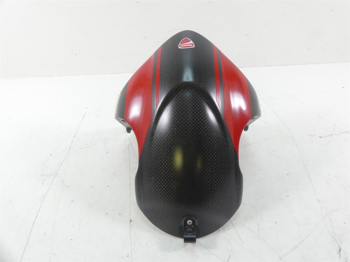 2015 Ducati Diavel Carbon Red Front Fiber Fender Tire Hugger Mud Guard 56420971A {{ shop.shopifyCountryName }} - Mototech271