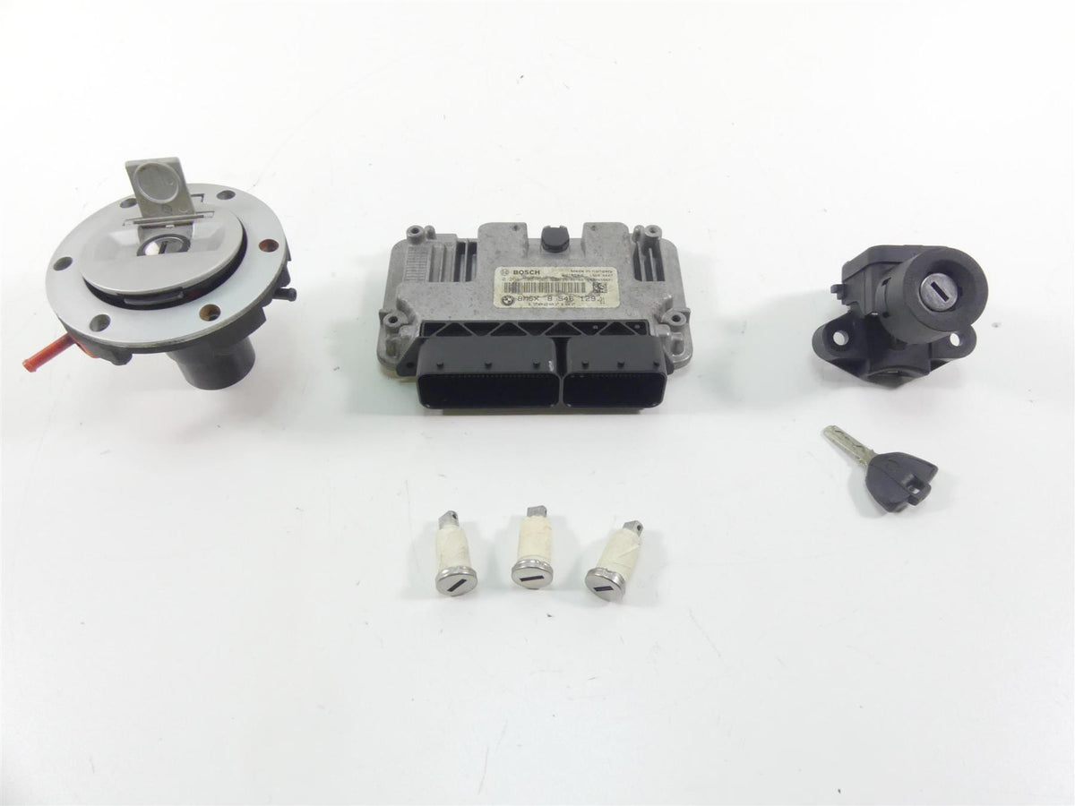 2016 BMW S1000XR K49 Cdi Ecu Ecm + Ignition Switch Key Lock Cap Set 13618546129 {{ shop.shopifyCountryName }} - Mototech271
