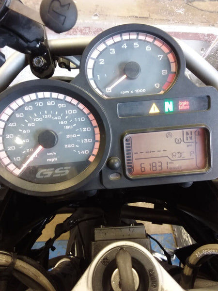 2008 BMW R1200GS K255 Adv Speedometer Speedo Gauge Instruments 61K 62117701407 {{ shop.shopifyCountryName }} - Mototech271