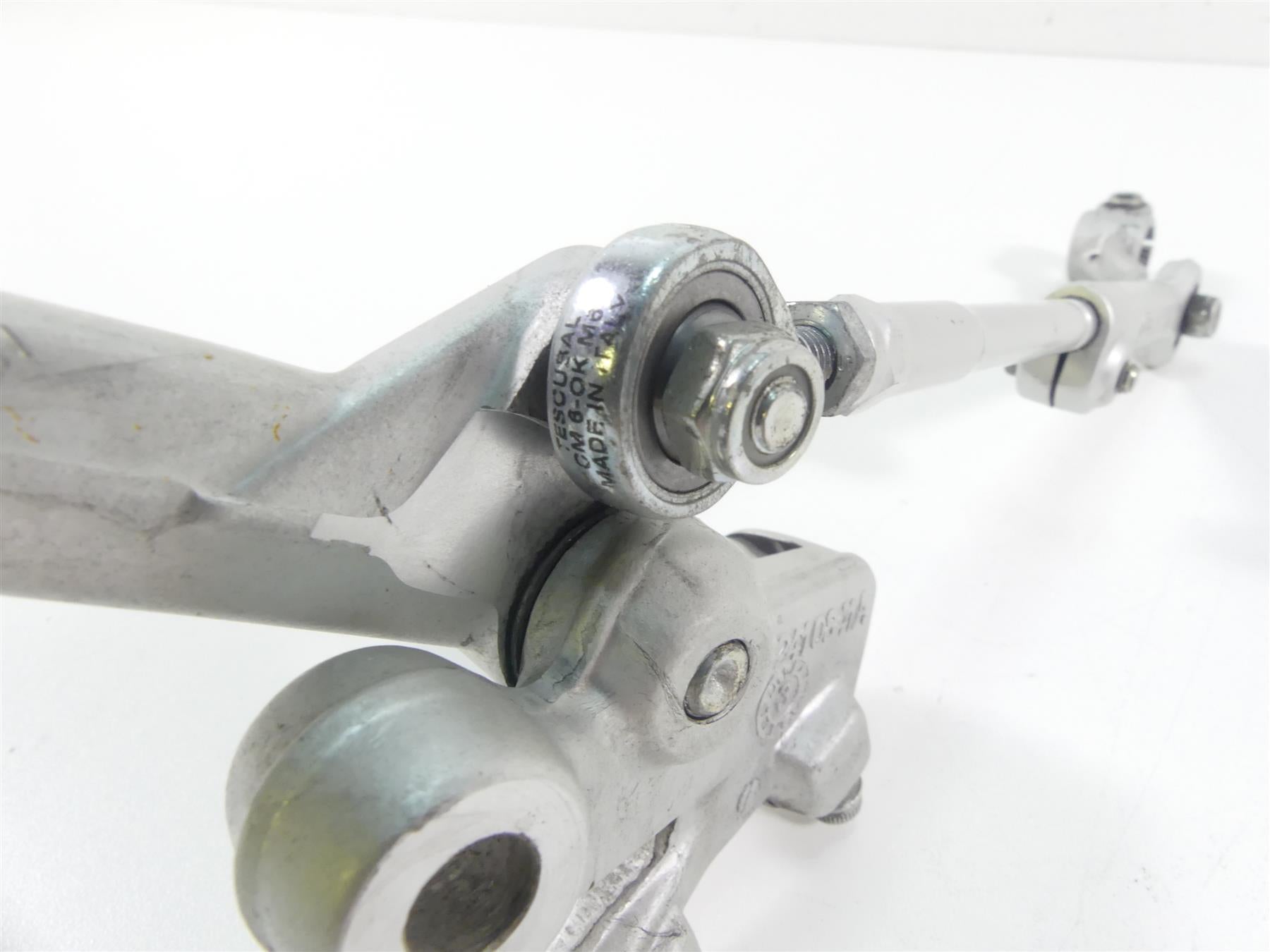 2004 Ducati 999 SBK Left Footpeg Foot Peg & Shifter Parts 82410841A 45620331A {{ shop.shopifyCountryName }} - Mototech271