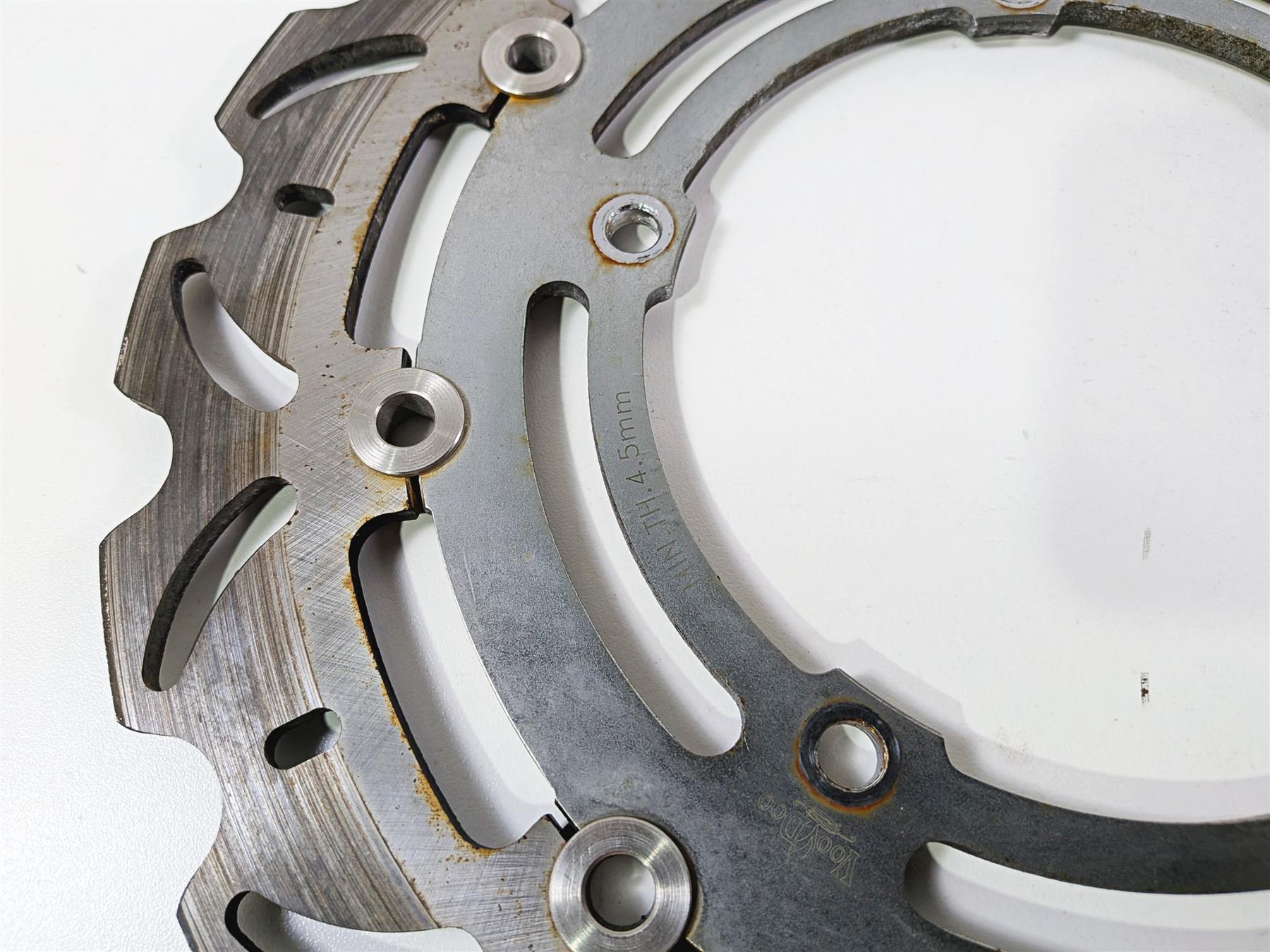 2008 Yamaha YZF R1 RN19 Voodoo Wave Front Brake Disc Rotor Set 4C8