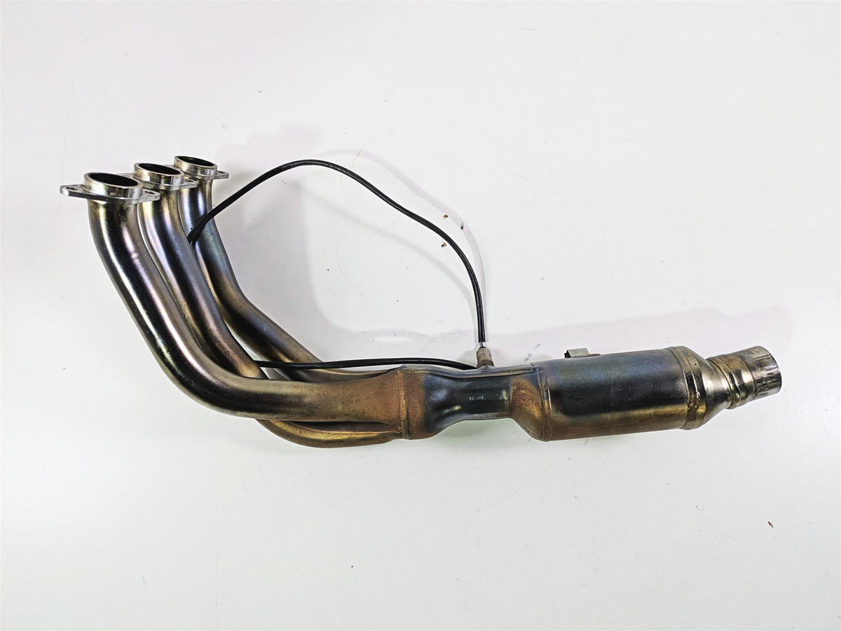 2014 BMW K1600 GTL K48 Right Exhaust Header Manifold + Heat Shield 18518546715 {{ shop.shopifyCountryName }} - Mototech271