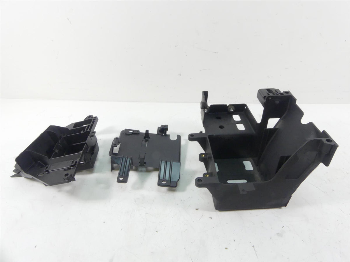 2011 Harley Touring FLTRX Road Glide Battery Tray Electrical Holder Set 66281-09 {{ shop.shopifyCountryName }} - Mototech271