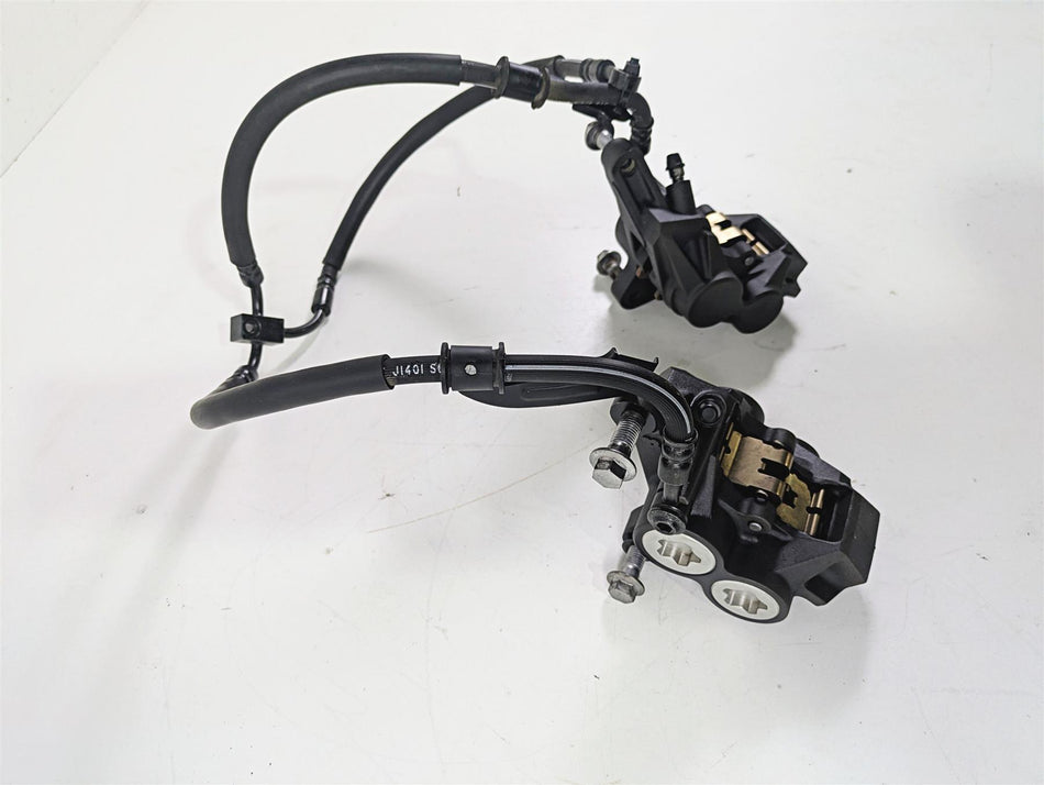 2009 Yamaha FZ1 FZS10 Fazer Front Brake Caliper + Lines Set 2D1-2580T-00 {{ shop.shopifyCountryName }} - Mototech271