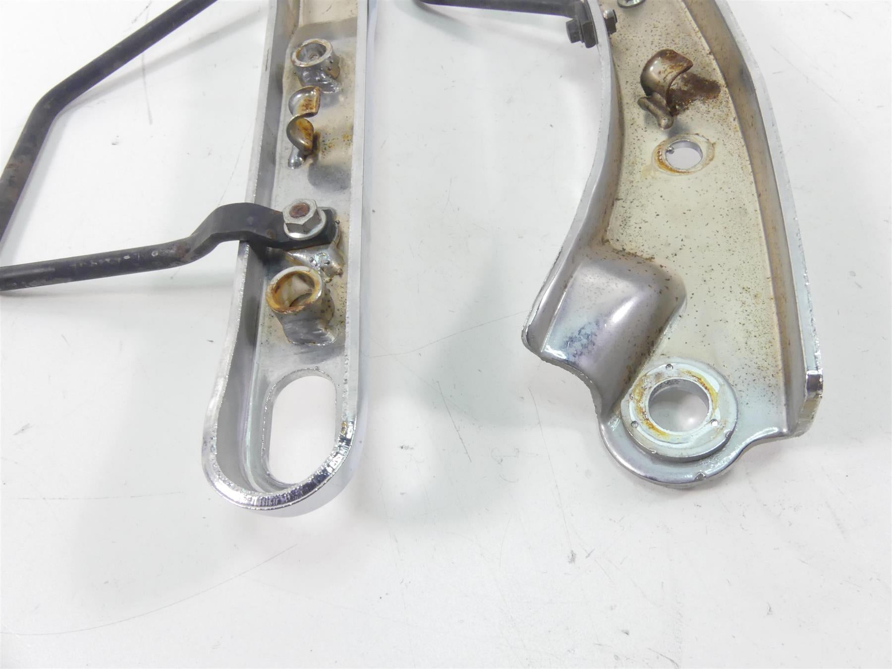 2007 Honda VT1100 C Shadow Spirit Rear Fender Frame Struts Braces 77340-MAA-A80 {{ shop.shopifyCountryName }} - Mototech271