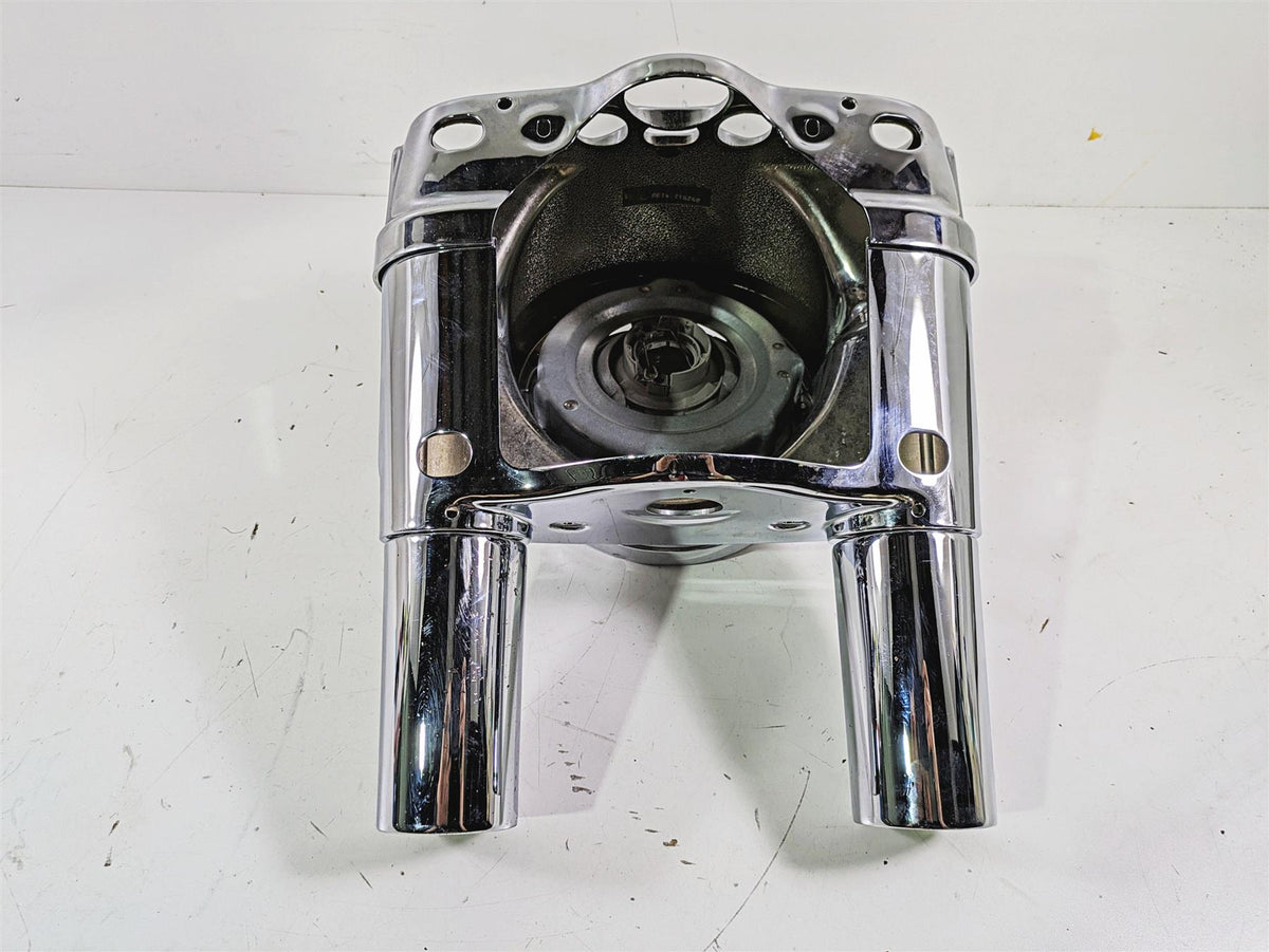 2012 Harley FLD Dyna Switchback Headlight Chrome Nacelle Set 61400078 57200024 {{ shop.shopifyCountryName }} - Mototech271