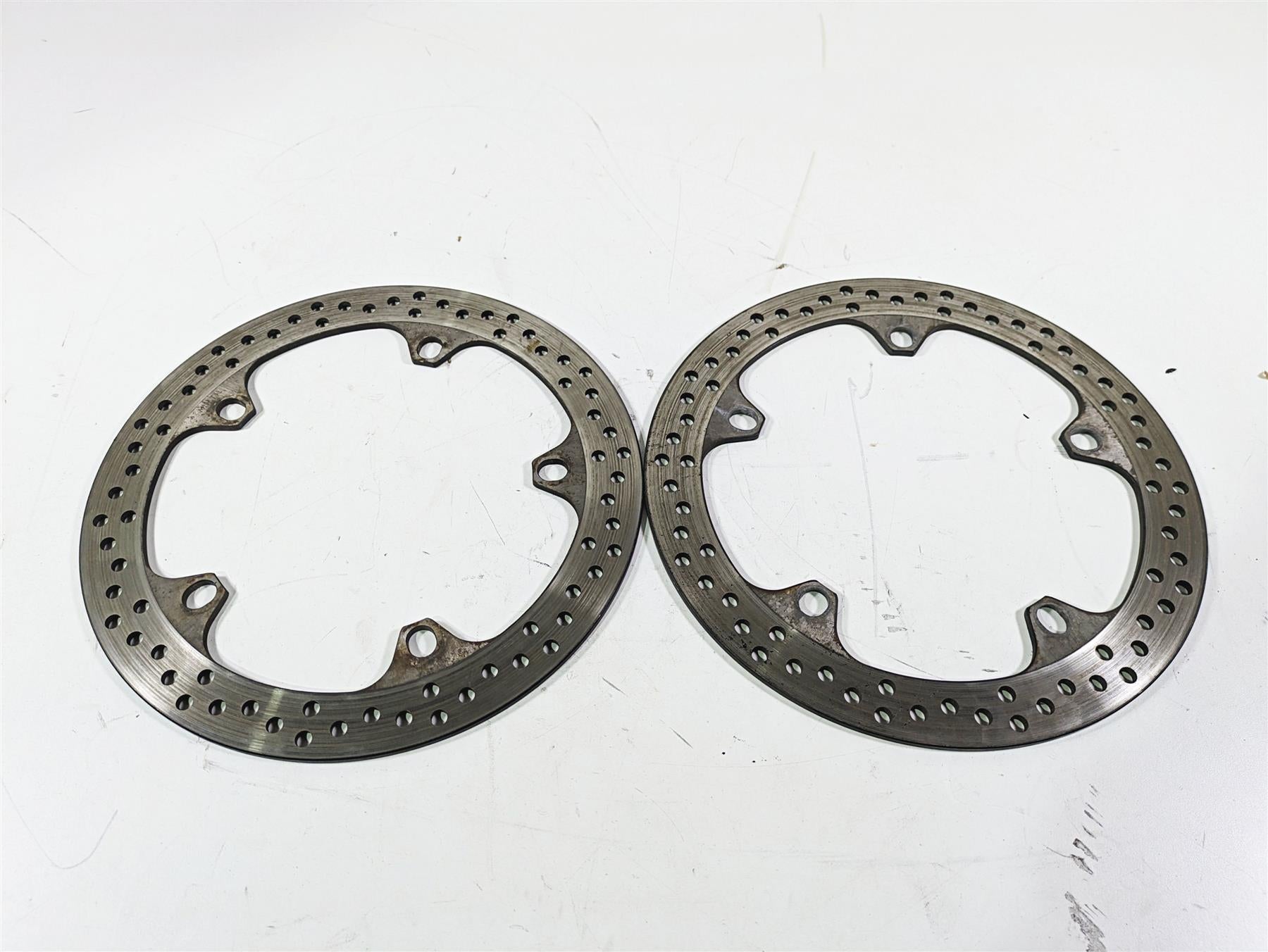 2004 BMW R1150GS R21 Front Brake Disc Rotor Set L 34112314893 R 34112314894 | Mototech271
