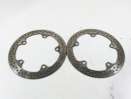2004 BMW R1150GS R21 Front Brake Disc Rotor Set L 34112314893 R 34112314894 | Mototech271